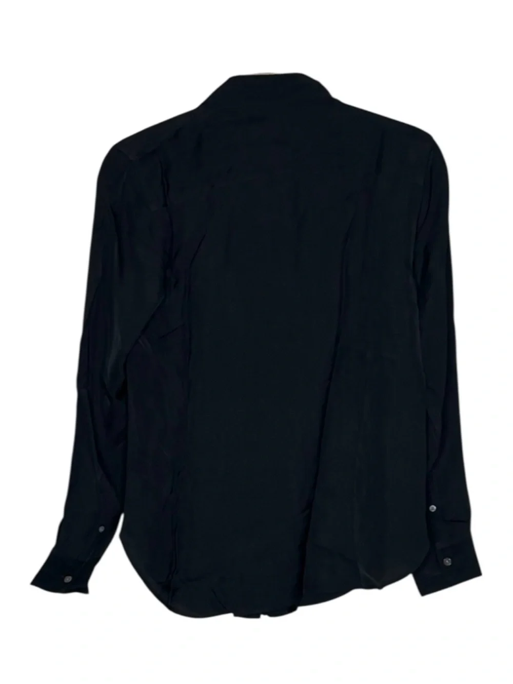 J. Crew Jules Women’s Classic-Fit Long Sleeve Soft Viscose Blouse  NWT 2 Black